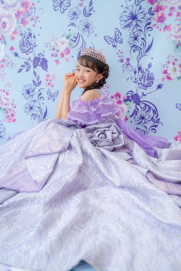 ANNA SUI mini♡モデルさんコーデ♡140 ANNA SUI mini 2023 COCOkids Collection